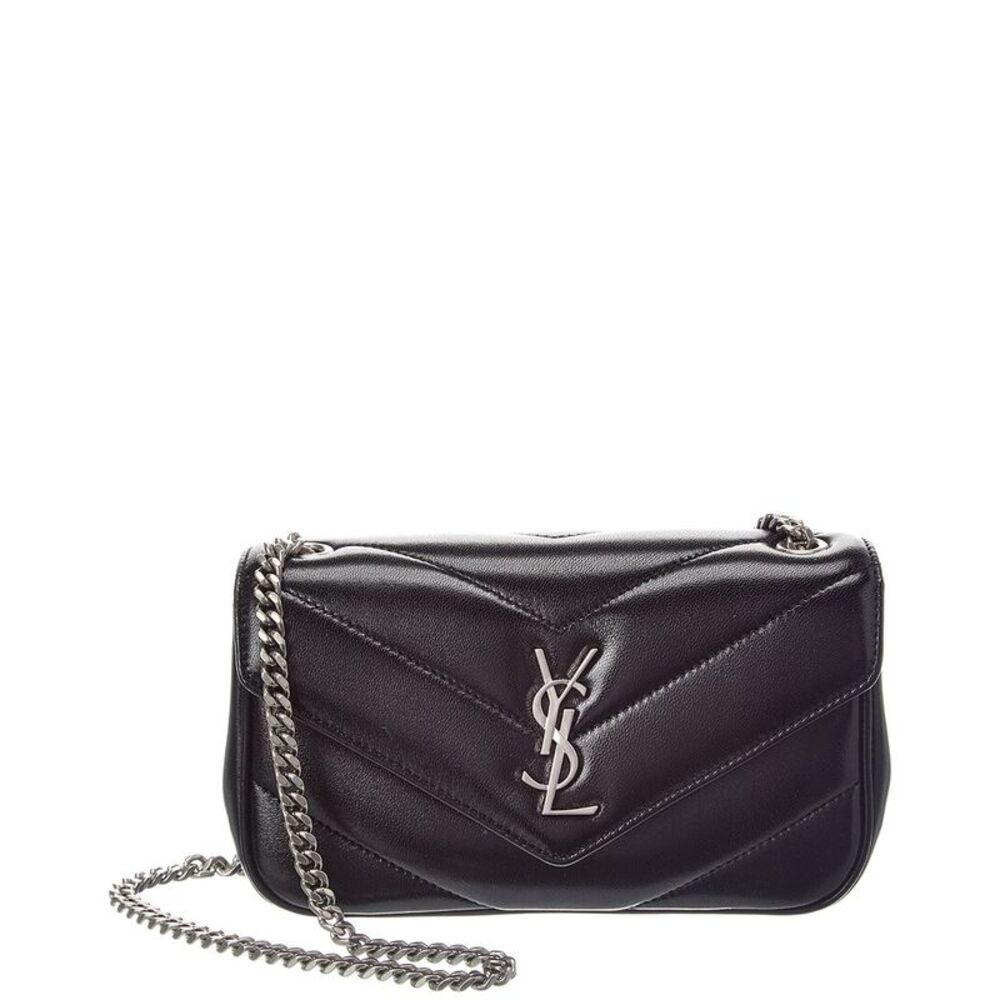 Saint Laurent Loulou Mini Leather Crossbody